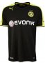 13-14 Borussia Dortmund #15 Hummels Away Black Jersey Shirt