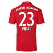 Bayern Munich Home 2016-17 VIDAL 23 Soccer Jersey Shirt