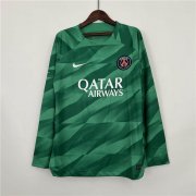 PSG 23/24 Goalkeeper Long Sleeve Soccer Jersey Football Shirt