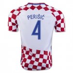 Croatia Home 2016 Perisic 4 Soccer Jersey Shirt
