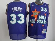 NBA 1995-1996 All-Star #33 Patrick Ewing Purple Swingman Jersey