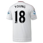 Manchester United Away 2015-16 YOUNG #18 Soccer Jersey