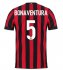 AC Milan Home 2017/18 bonaventura #5 Soccer Jersey Shirt