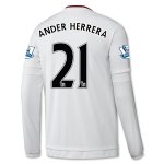 Manchester United LS Away 2015-16 ANDER HERRERA #21 Soccer Jersey