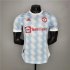 Manchester United 21-22 Away Light Blue Soccer Jersey Football Shirt (Player Version)