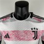 23/24 Juventus Football Shirt Away White Soccer Jersey (Authentic Version)