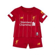 Kids Liverpool Home 2019-20 Soccer Suits (Shirt+Shorts)
