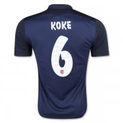 Atletico Madrid Away 2015-16 KOKE #6 Soccer Jersey