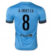 Barcelona Third 2015-16 A. INIESTA #8 Soccer Jersey