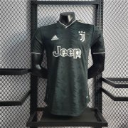 22/23 Juventus Away Black Soccer Jersey Football Shirt (Player Version)