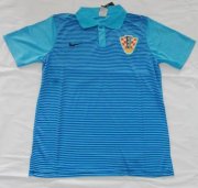 Croatia Blue 2016-17 Polo Shirt