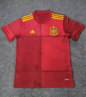 Spain Euro 2020 Home Red Soccer Jersey Football Shirt