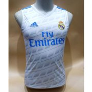 Real Madrid White 2017/18 Vest Soccer Jersey Shirt
