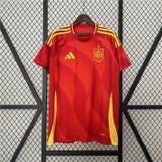 Spain UEFA Euro 2024 Home Red Soccer Jersey Football Shirt
