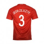 Poland Away 2016 Jedrzejczyk 3 Soccer Jersey Shirt