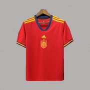 Spain World Cup 2022 Home Red Soccer Jersey Football Shirt