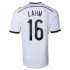 2014 Germany #16 LAHM Home White Soccer Jersey Shirt