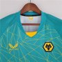 Wolverhampton Wanderers 22/23 Away Green Soccer Jerseys Football Shirt