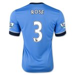 Tottenham Hotspur Away 2015-16 ROSE #3 Soccer Jersey
