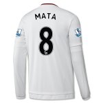 Manchester United LS Away 2015-16 MATA #8 Soccer Jersey