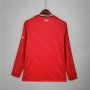 Liverpool 21-22 Home Red Long Sleeve Soccer Jersey Football Shirt