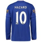Chelsea LS Home 2015-16 HAZARD #10 Soccer Jersey