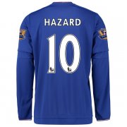 Chelsea LS Home 2015-16 HAZARD #10 Soccer Jersey