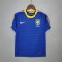 Brazil Retro Soccer Jersey 2010 Away Blue Football Shirt