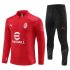 AC Milan 23/24 Red Half Zipper Training Tracksuit