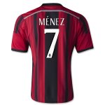AC Milan 14/15 MENEZ #7 Home Soccer Jersey