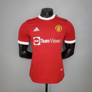Manchester United 21-22 Kit Home Red Soccer Jersey Football Shirt (Player Version)