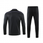 Real Madrid 19-20 Black High Neck Collar Training Kit