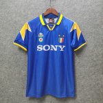 Juventus 95-96 Retro Soccer Jersey Away Blue Football Shirt