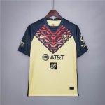 Club America Soccer Jersey 21-22 Home Yellow Football Shirt