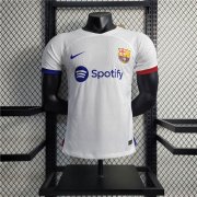 Barcelona FC 23/24 Soccer Jersey Away White Football Shirt (Authentic Version)