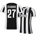 Juventus Home 2017/18 Stefano Sturaro #27 Soccer Jersey Shirt
