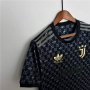 22/23 Juventus Gucci Black Soccer Jersey Football Shirt