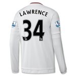 Manchester United LS Away 2015-16 LAWRENCE #34 Soccer Jersey