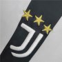 Juventus 21-22 Home White&Black Soccer Jersey Long Sleeve Football Shirt