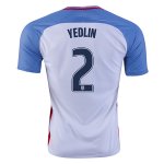 USA Home 2016 YEDLIN #2 Soccer Jersey