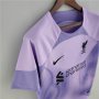 22/23 Liverpool Goalkeeper Purple Soccer Jersey Football Shirt