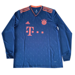 Bayern Munich Third Navy 2019-20 Long Sleeve Soccer Jersey Shirt