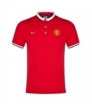 Manchester United 2014-15 White Red Polo