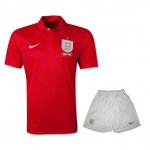 2013 England Away Red Jersey Kit (Shirt+Shorts)