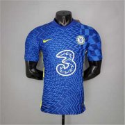 Chelsea 21-22 Home Kit Blue Soccer Jersey Football Shirt (Player Version)