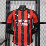 Authentic AC Milan 25/26 Home Match Football Shirt