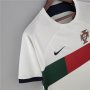 Portugal 2022 World Cup Away White Soccer Jersey Football Shirt