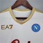 Napoli 21-22 Third White&Golden Soccer Jersey Football Shirt