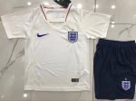 Kids England Home 2018 World Cup Soccer Kit(Shirt+Shorts)