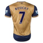 Arsenal Away 2015-16 ROSICKY #7 Soccer Jersey